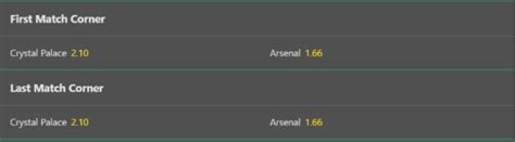 corner match bet bet365|First & Last Match Corners Betting Market Explained.